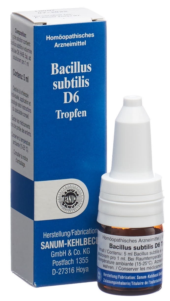 SANUM Bacillus subtilis Tropfen 6 D Fl 5 ml