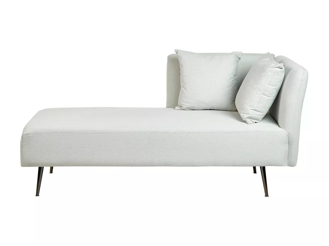 Divan côté droit en tissu vert menthe RIOM