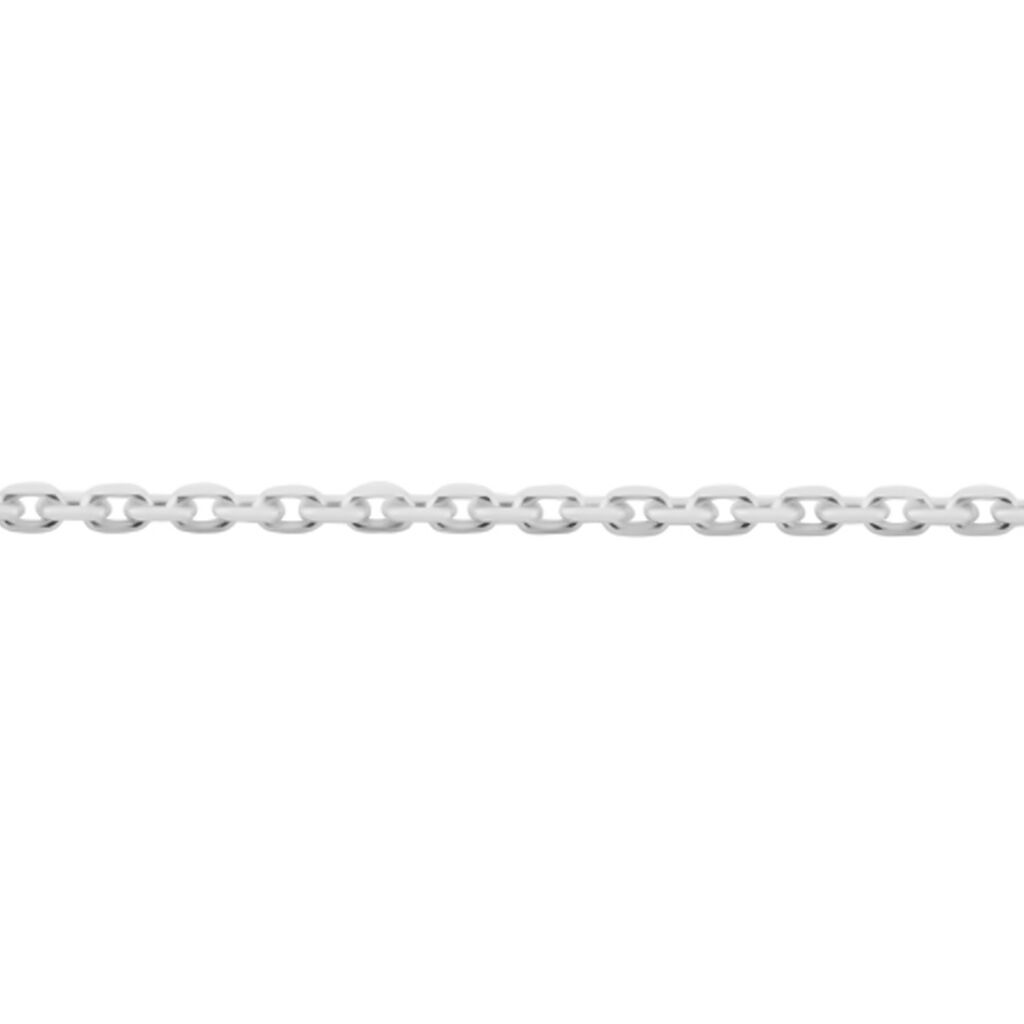 Chaine Or Blanc Maille Forcat