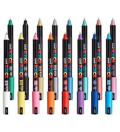 Posca Filzstifte - PC-1MR - 16 st. - Mehrfarbig Standard/Metalli