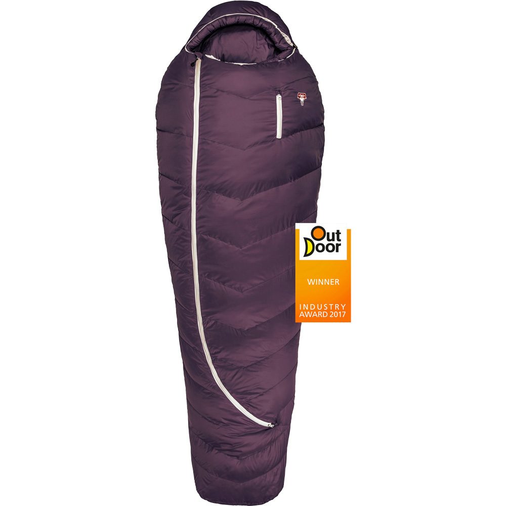 Grüezi Bag Biopod DownWool Subzero 175 Schlafsack berry