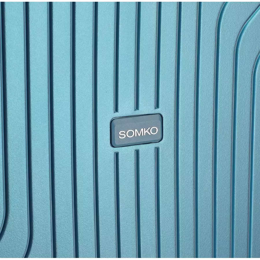 Somko Wave - 4-Rollen-Trolley L 77 cm petrol