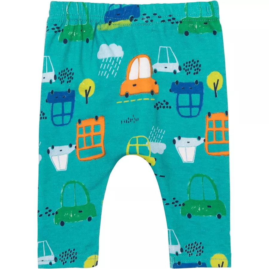 MINOTI 3er-Pack Leggings GrauGrünBlau