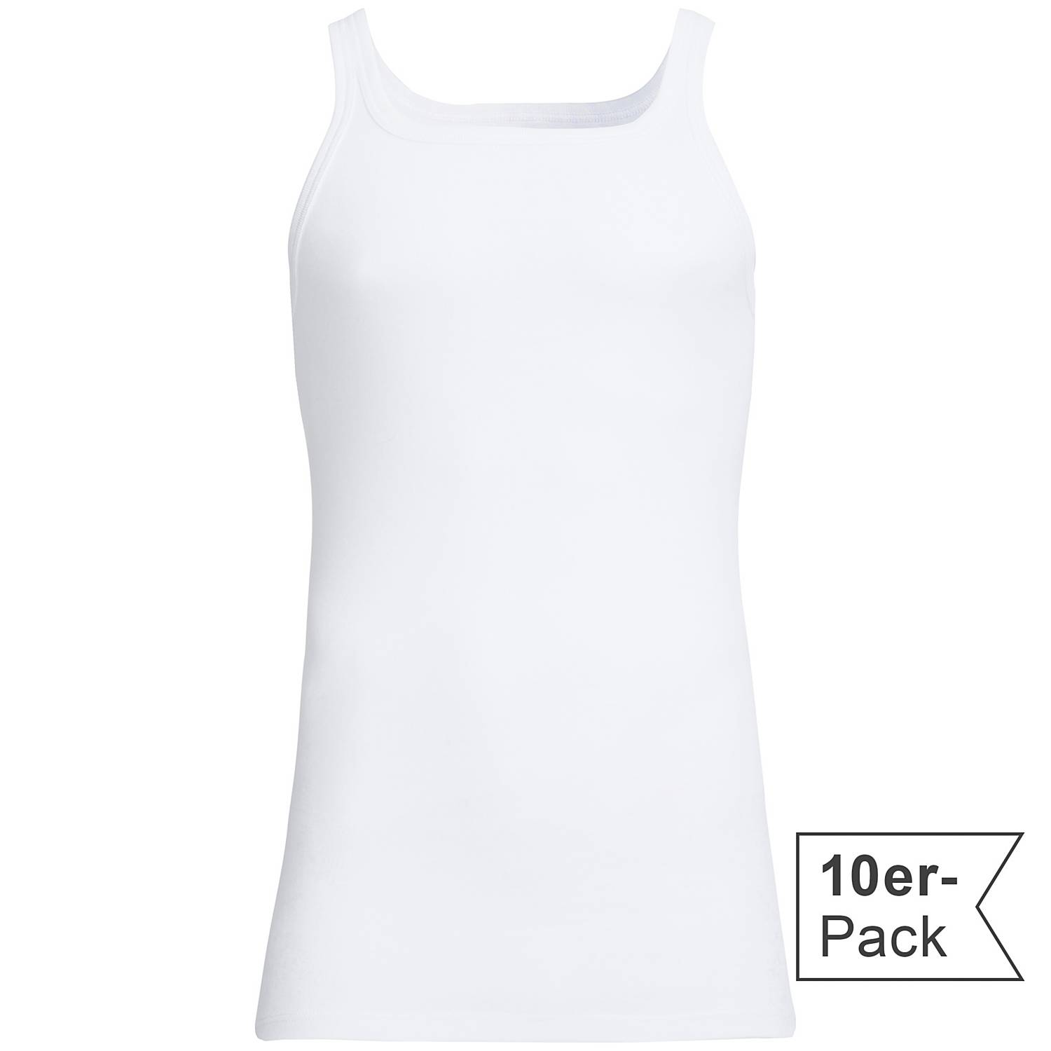 Conta Feinripp Herren-Unterhemd im 10er-Pack
