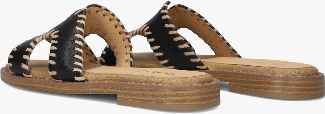 zwarte blasz slippers 0657-03