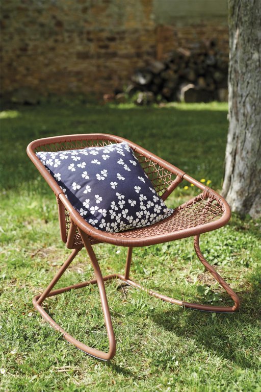 Fermob Sixties schommelstoel Liquorice
