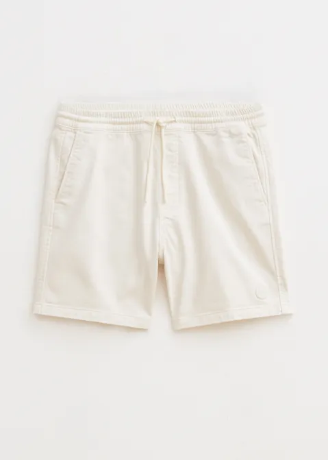 Korte broek met strik off-white (ECRU)