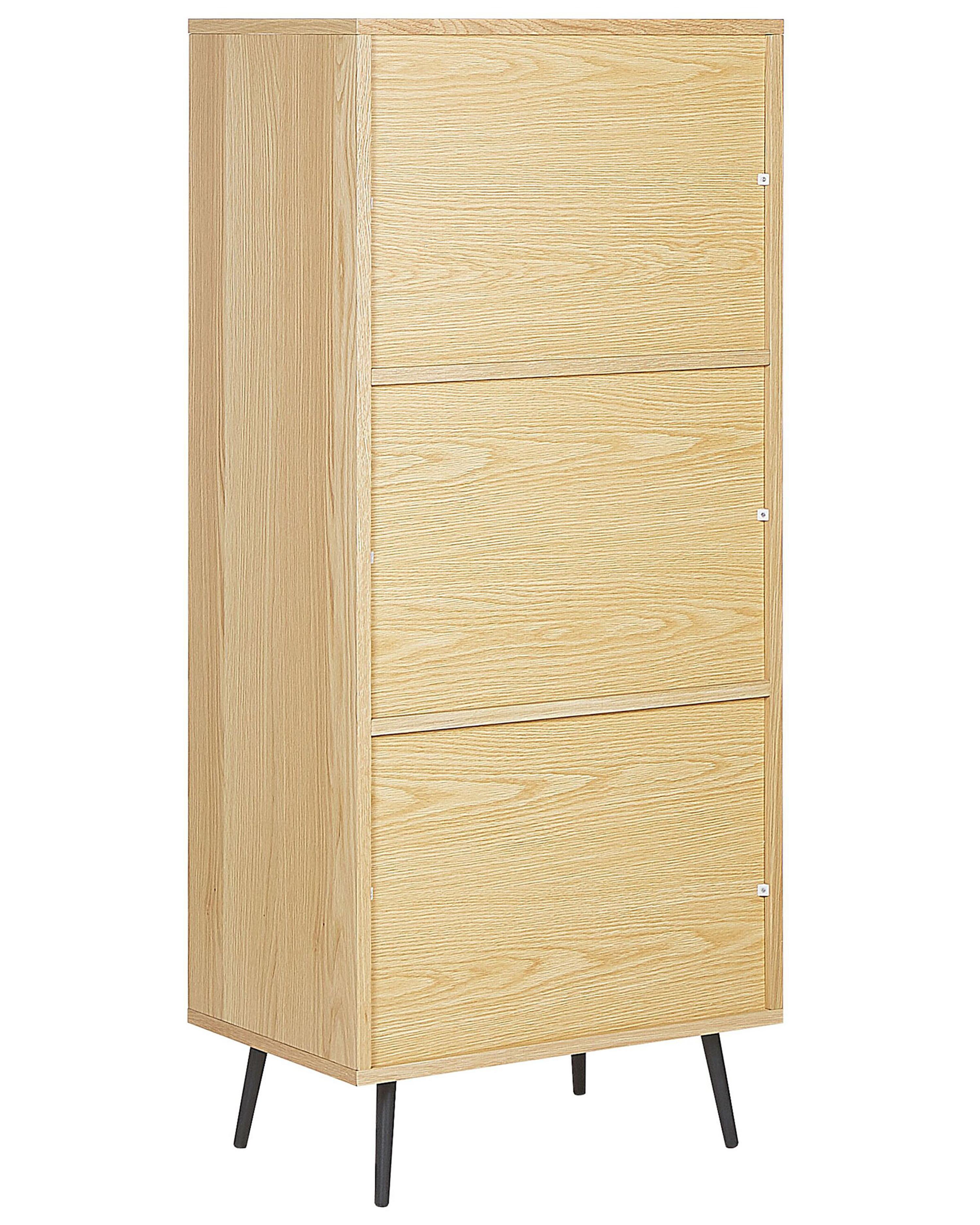 Rek RICHMOND 139 cm Licht eikenhout