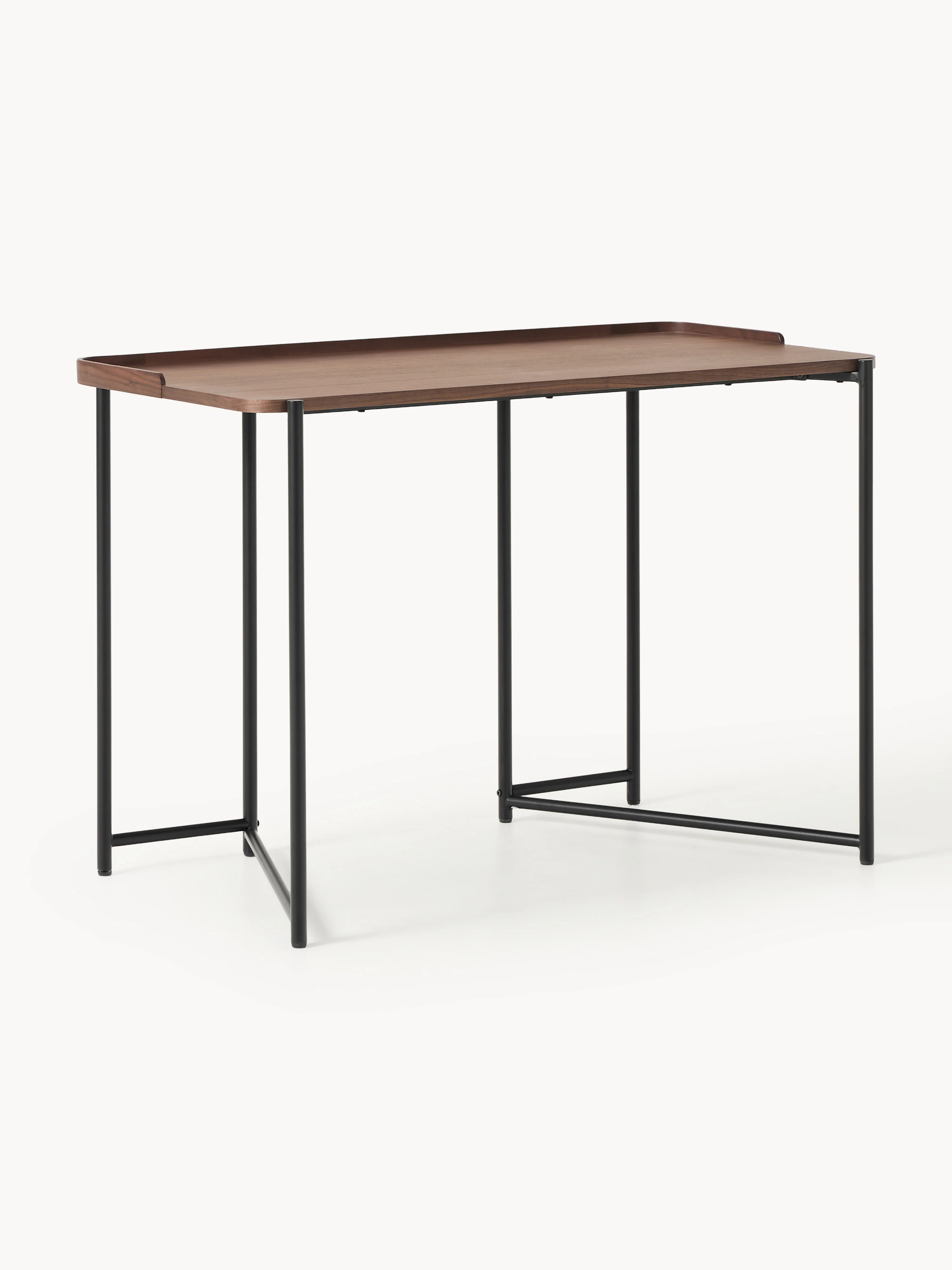 Houten Renee hoekbureau in bruin