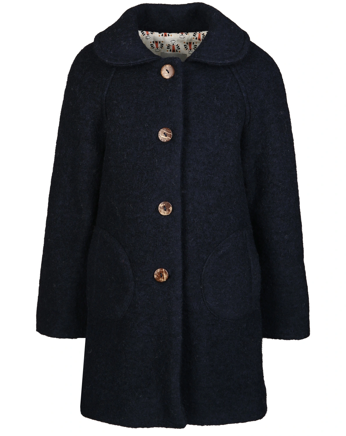 Mantel SITI mit Wolle in navy