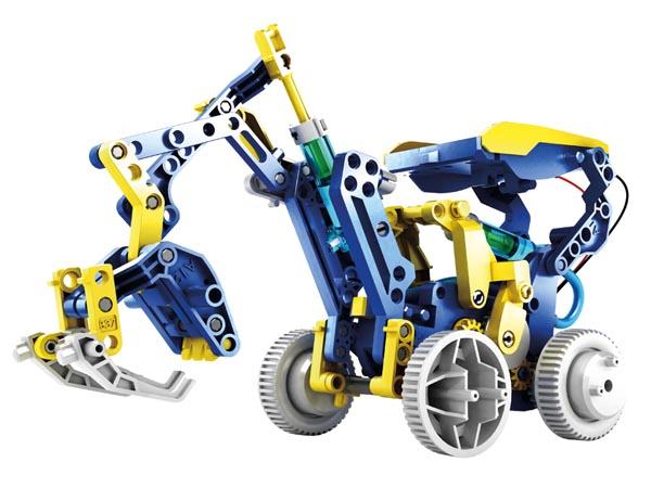 Velleman Roboter 12-in-1 Bausatz Solar und Hydraulik 230-Teiliger 12-in-1 Roboter Bausatz