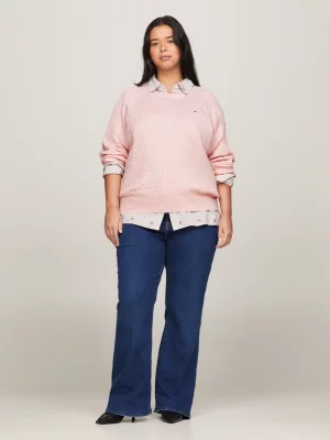 Suéter Curve Cable Knit Relaxed Fit