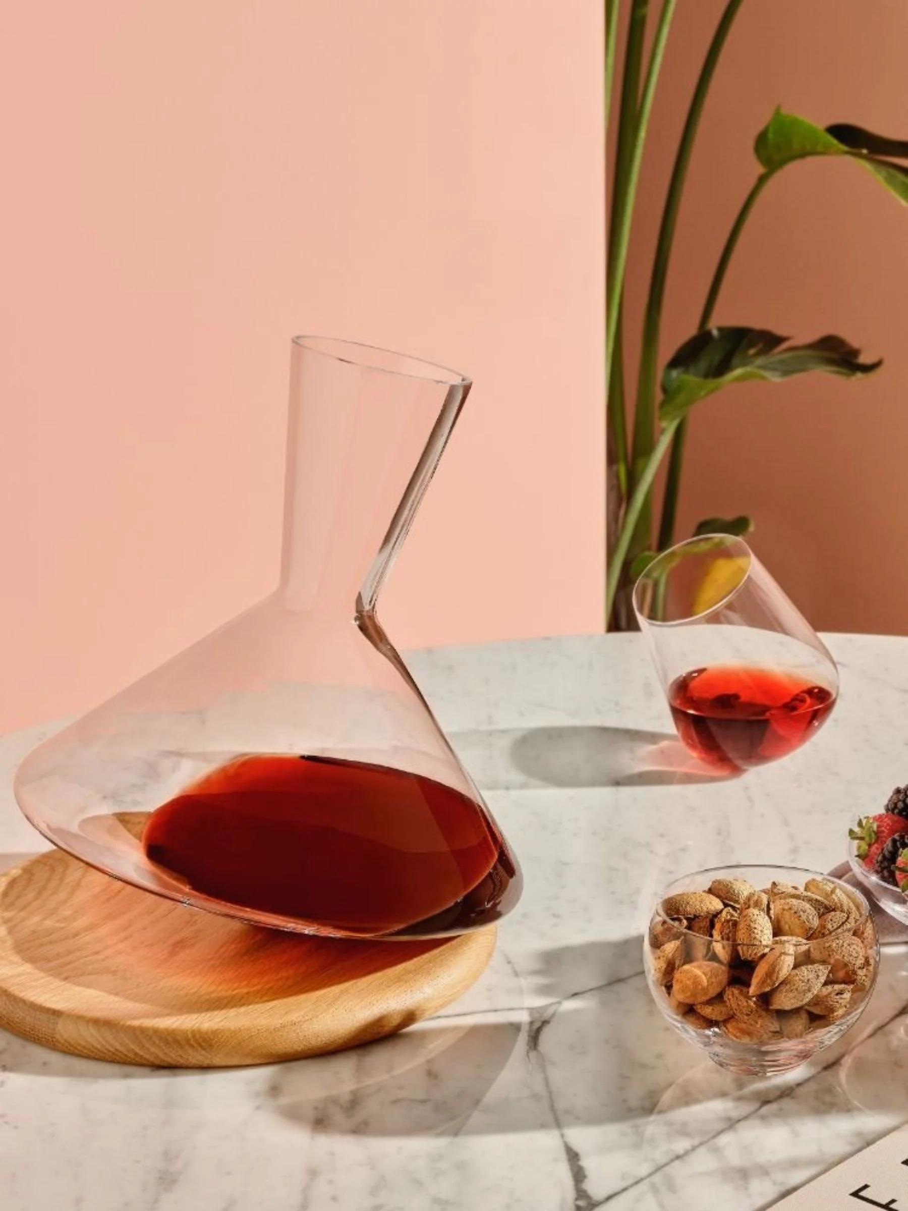 Nude Set of 2 Balance Wine Glasses