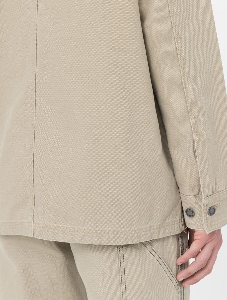 Dickies Duck Canvas Chore Jacket Stone Washed Desert Sand