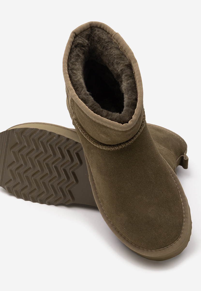 Bottes de neige femme vert Elvera