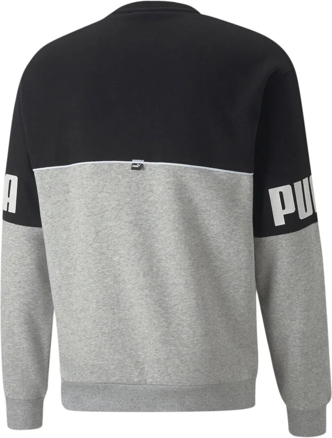 Puma Power Colorblock sweatshirt Grå