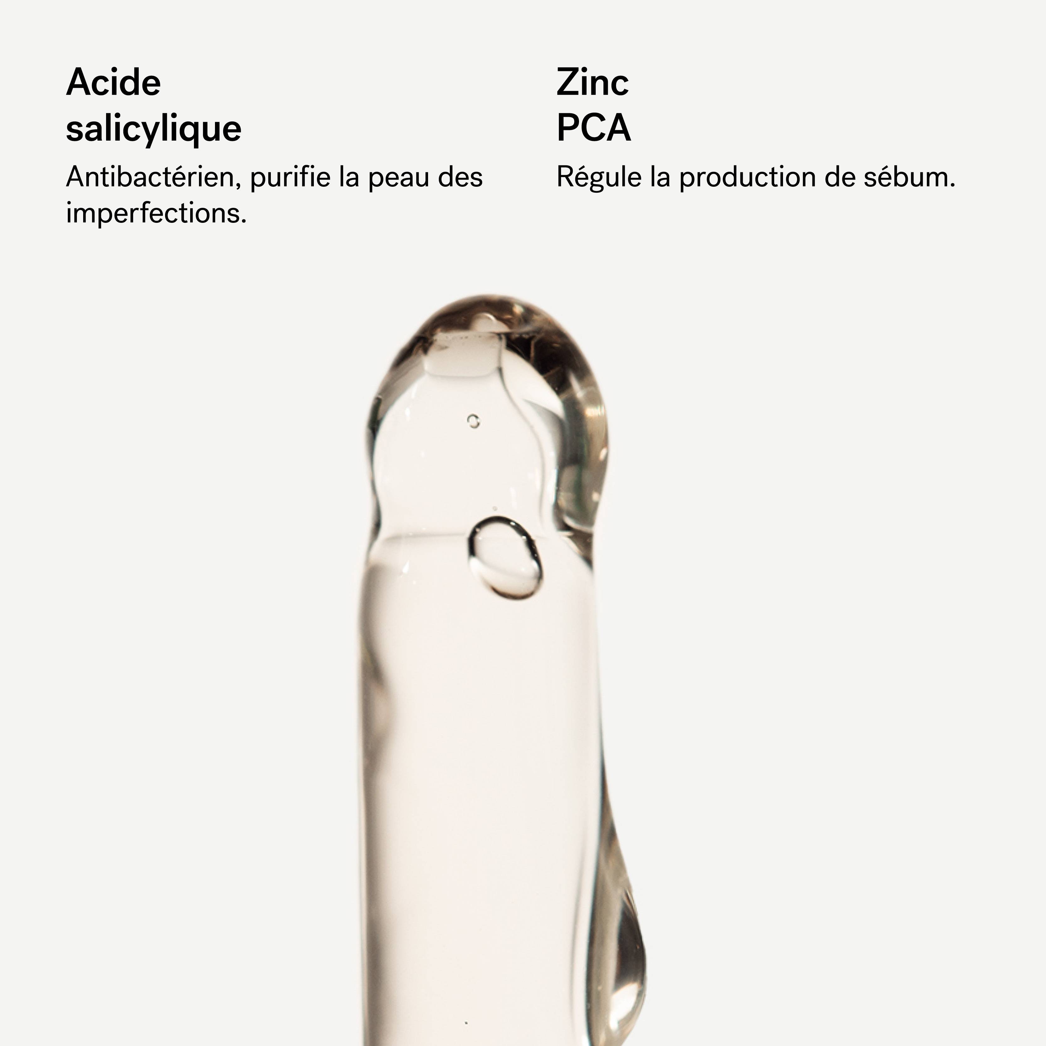 L61 - Sérum Imperfections local<br>Acide Salicylique 2% + Zinc 1%