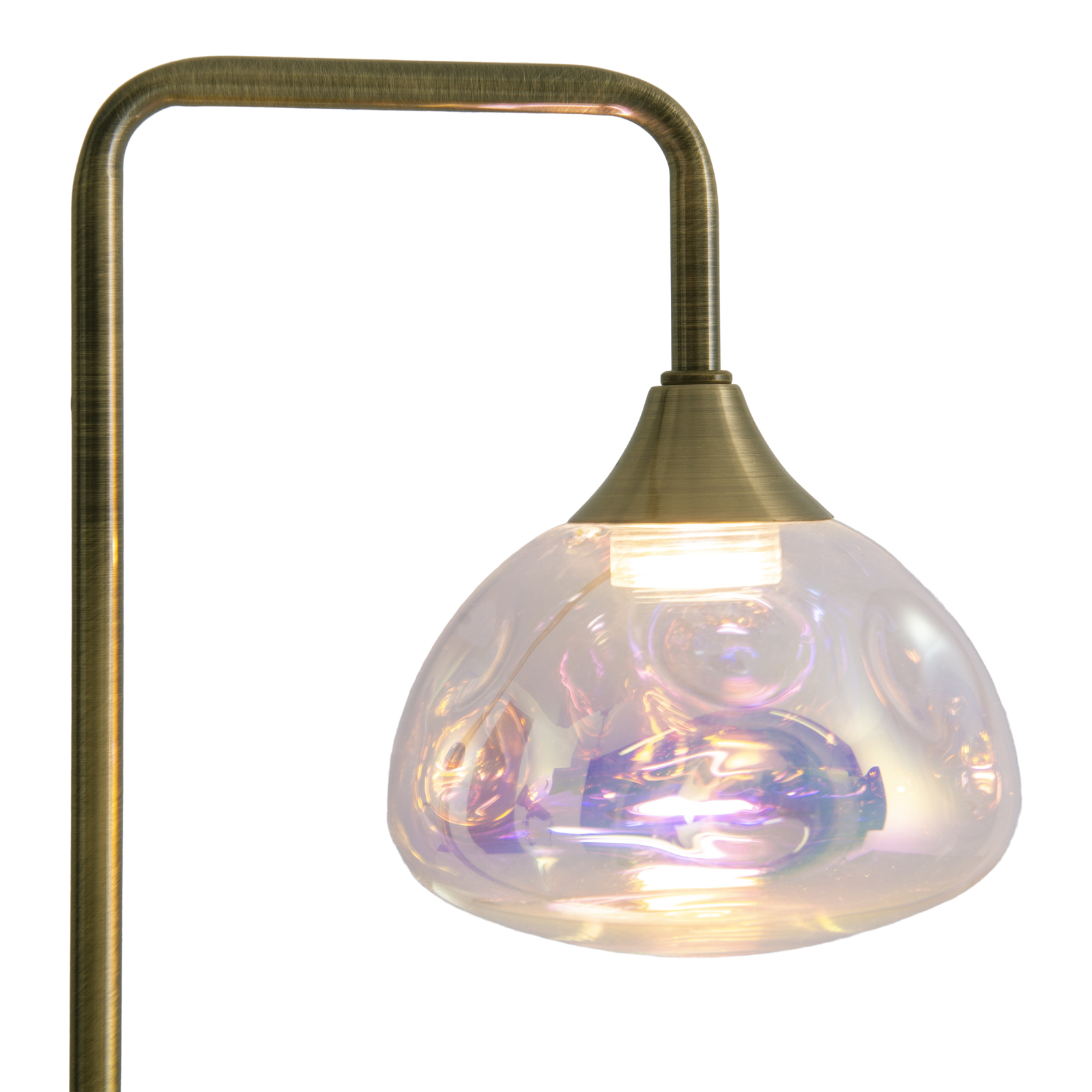 LED-Tischleuchte VARNA - messing - 45 cm hoch