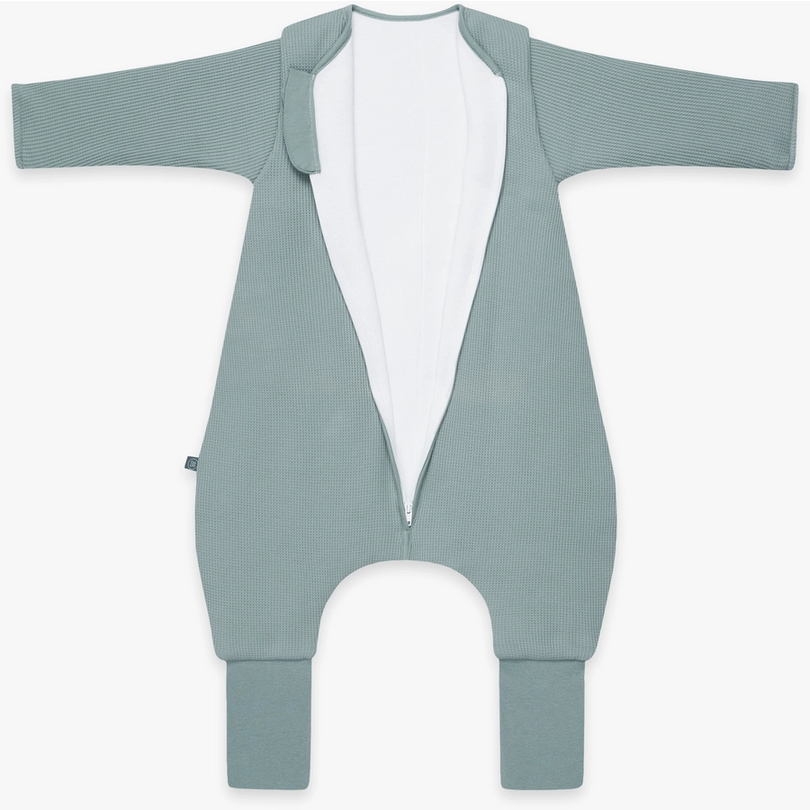 emma & noah Schlafsack mit Füßen Essential Mint