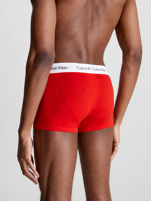 Pacote com 3 Cuecas Boxer de Cintura Baixa - Algodão Elástico
