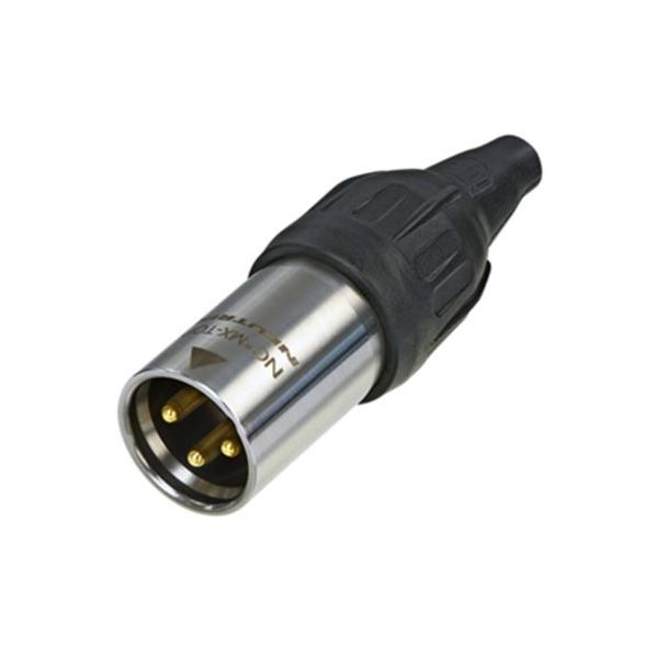 Neutrik NC3MX-TOP - 3-Pol Cable Connector male, TRUE Outdoor Protected (TOP), Gold Contacts