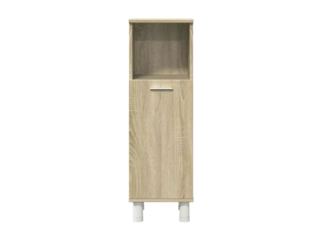 Ensemble de meubles de salle de bain 3 pcs chêne sonoma