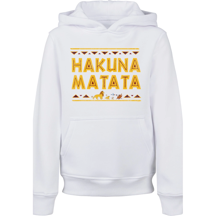 F4NT4STIC Hoodie  König der Löwen Hakuna Matata The Lion King weiß