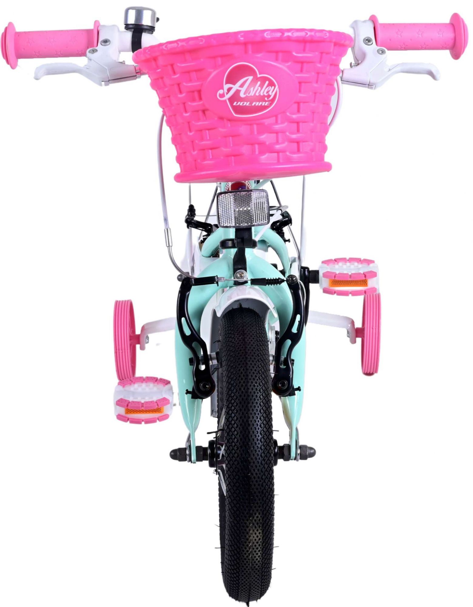 TPFSports Ashley Kinderfahrrad - Mädchen - 12 Zoll - Rücktritt + Handbremse - Weiß