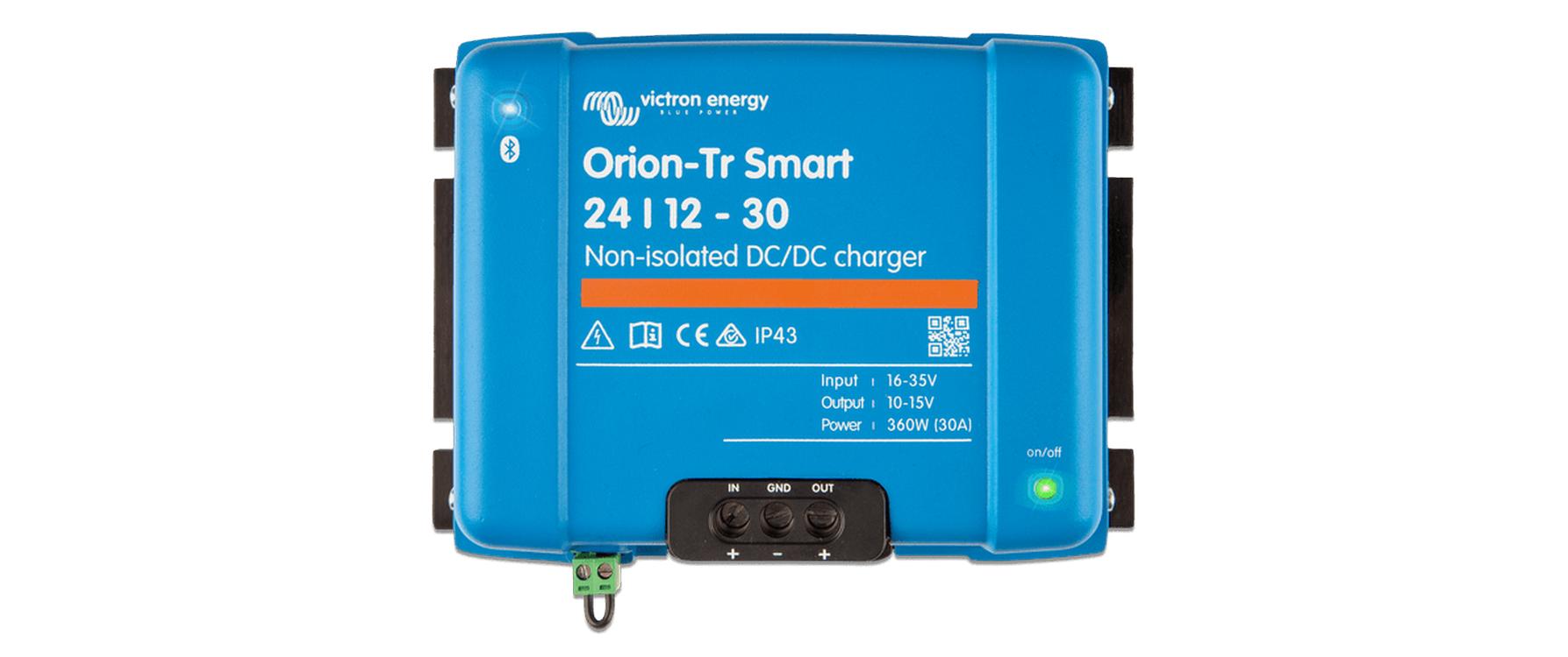 Laderegler Orion-Tr Smart 24-12 V 30A, 360 W<br>Ladewandler mit 3 Ladestufen, nicht isoliert