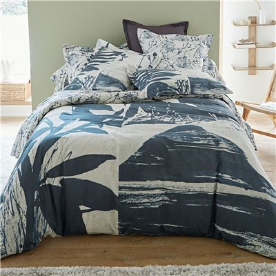 Linge de lit motif ombres - BECQUET CRÉATION