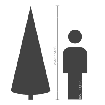 Everlands kunstkerstboom Grandis Fir 240 cm