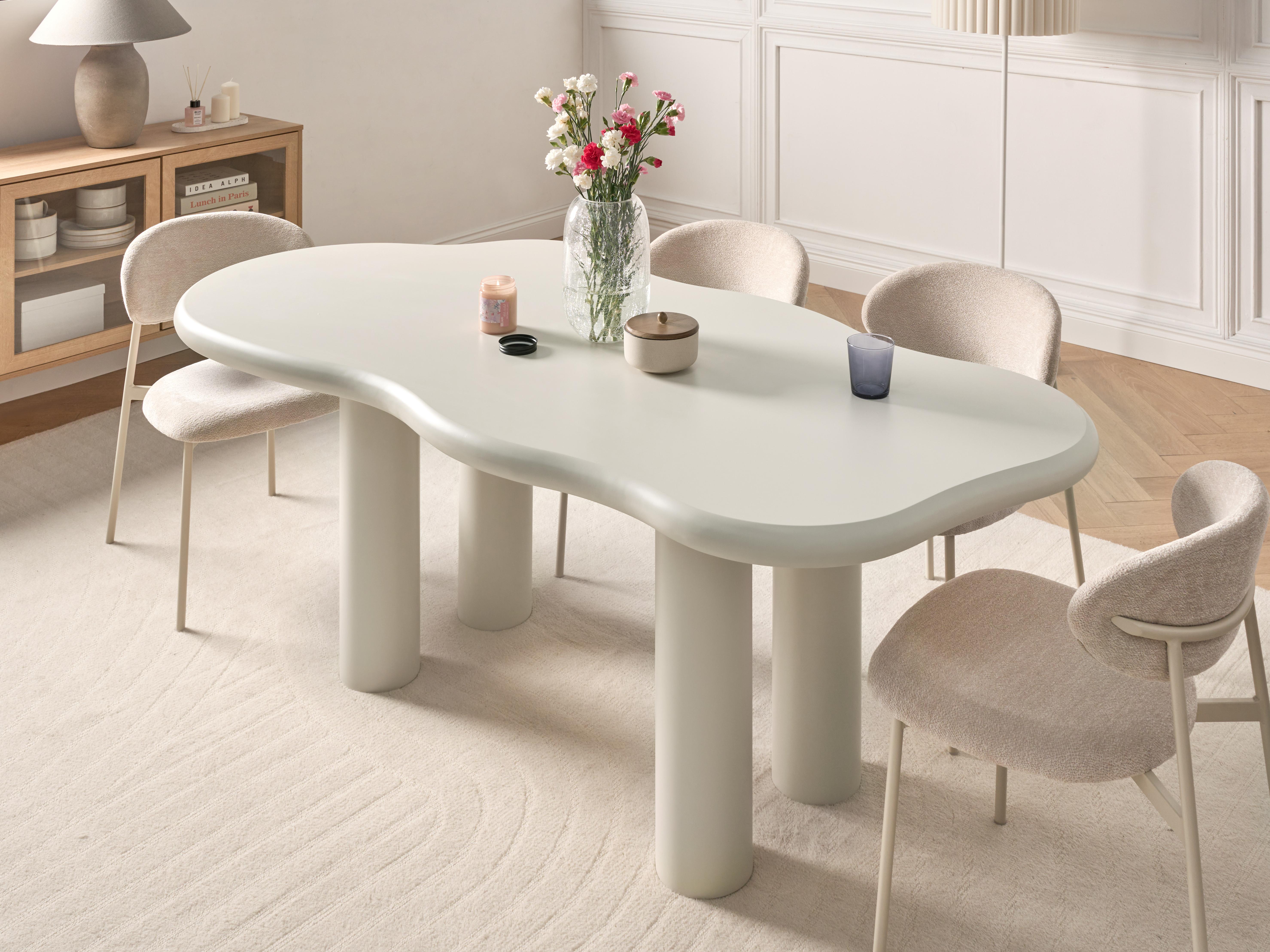 Eettafel ONDLE Gebroken wit 94 cm 188 cm