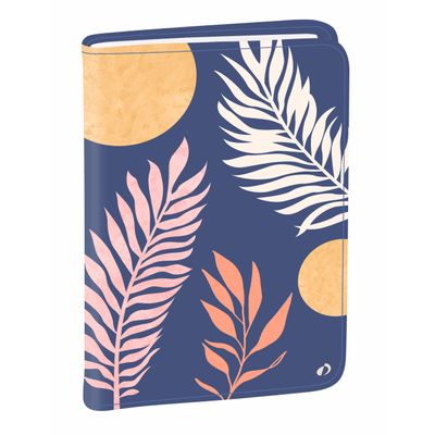 Agenda Bloom Ministre spiralé - 1 semaine sur 2 pages - 16 x 24 cm - bleu - Quo Vadis