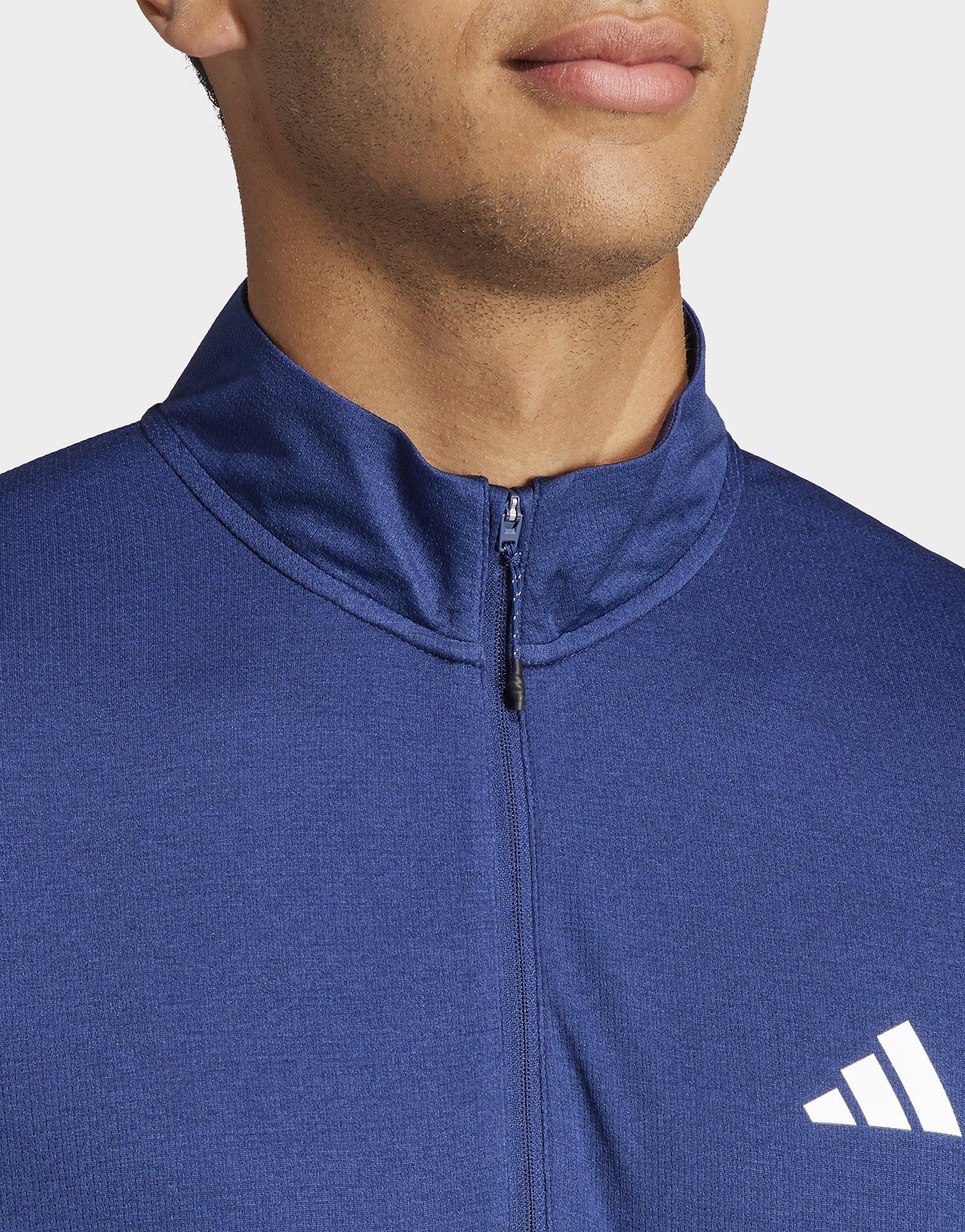 adidas T-shirt de training à manches longues et zip 1/4 Train Essentials