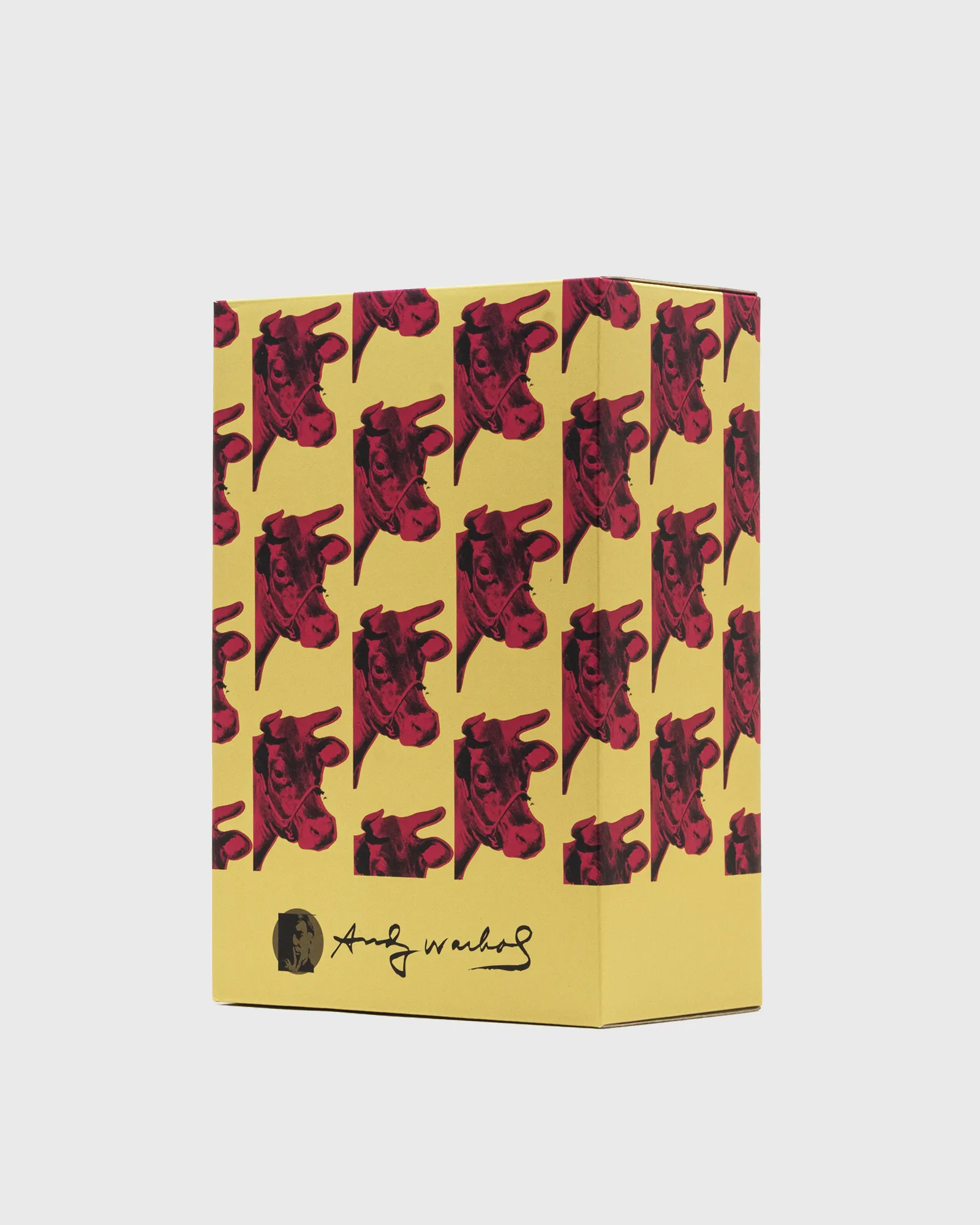 MEDICOM BEARBRICK 400% ANDY WARHOL COW WALLPAPER 2-PACK