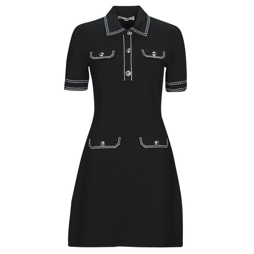 MICHAEL Michael Kors - ECO POP STCH BUTTON DRS Negro