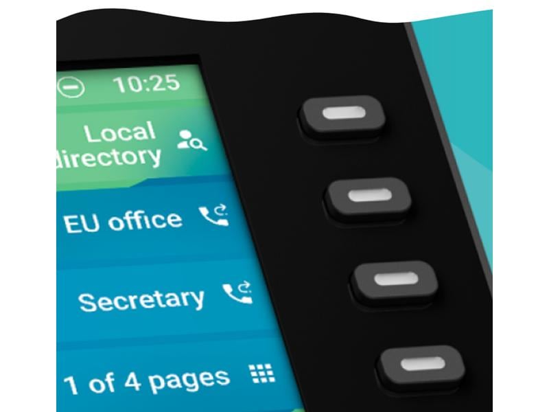 snom Tischtelefon D862 Schwarz Der perfekte Einstieg in die Welt der modernen IP-Telefonie