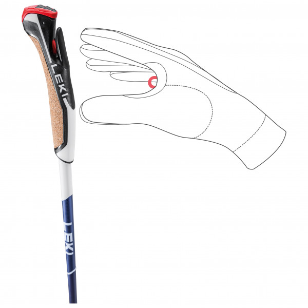 Leki - Smart Pacer Lite - Bâtons de marche nordique