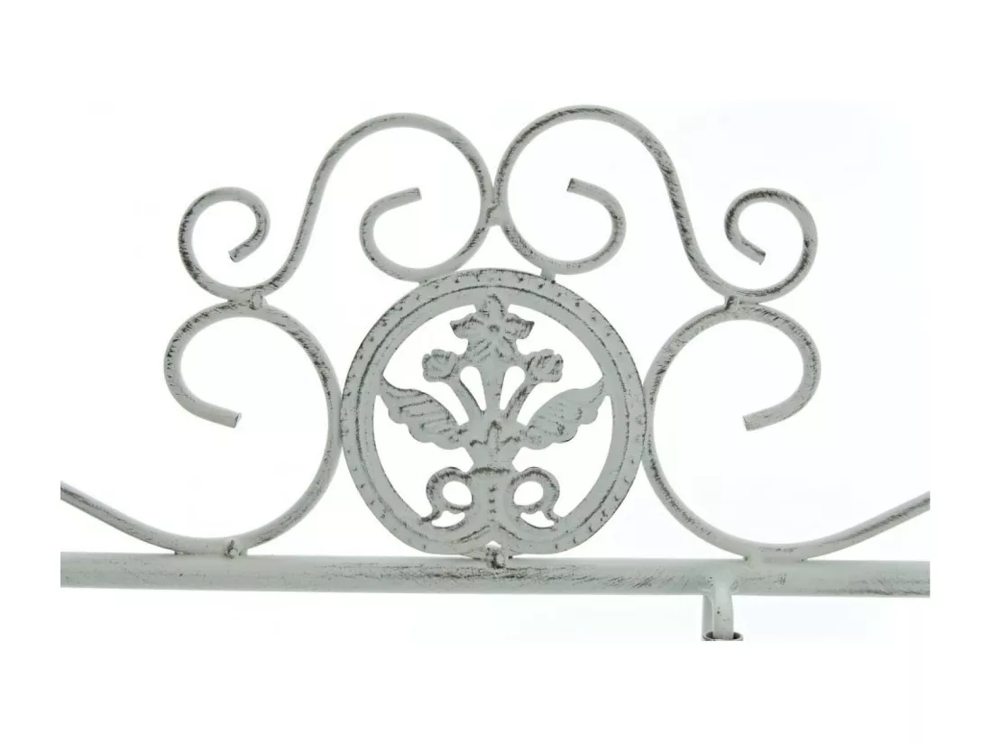 Étagères sur pied - Métal - 94 x 30 x 149cm - Blanc antique - Shine