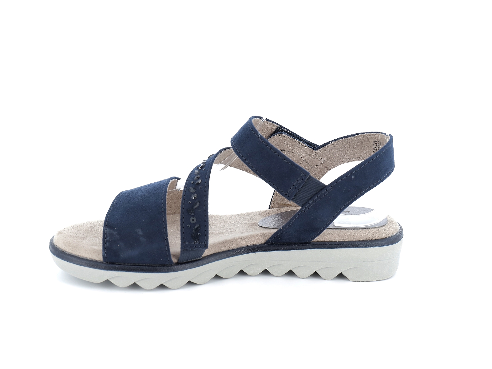 Jana  shoes-28661 Synthétique Velours Marine