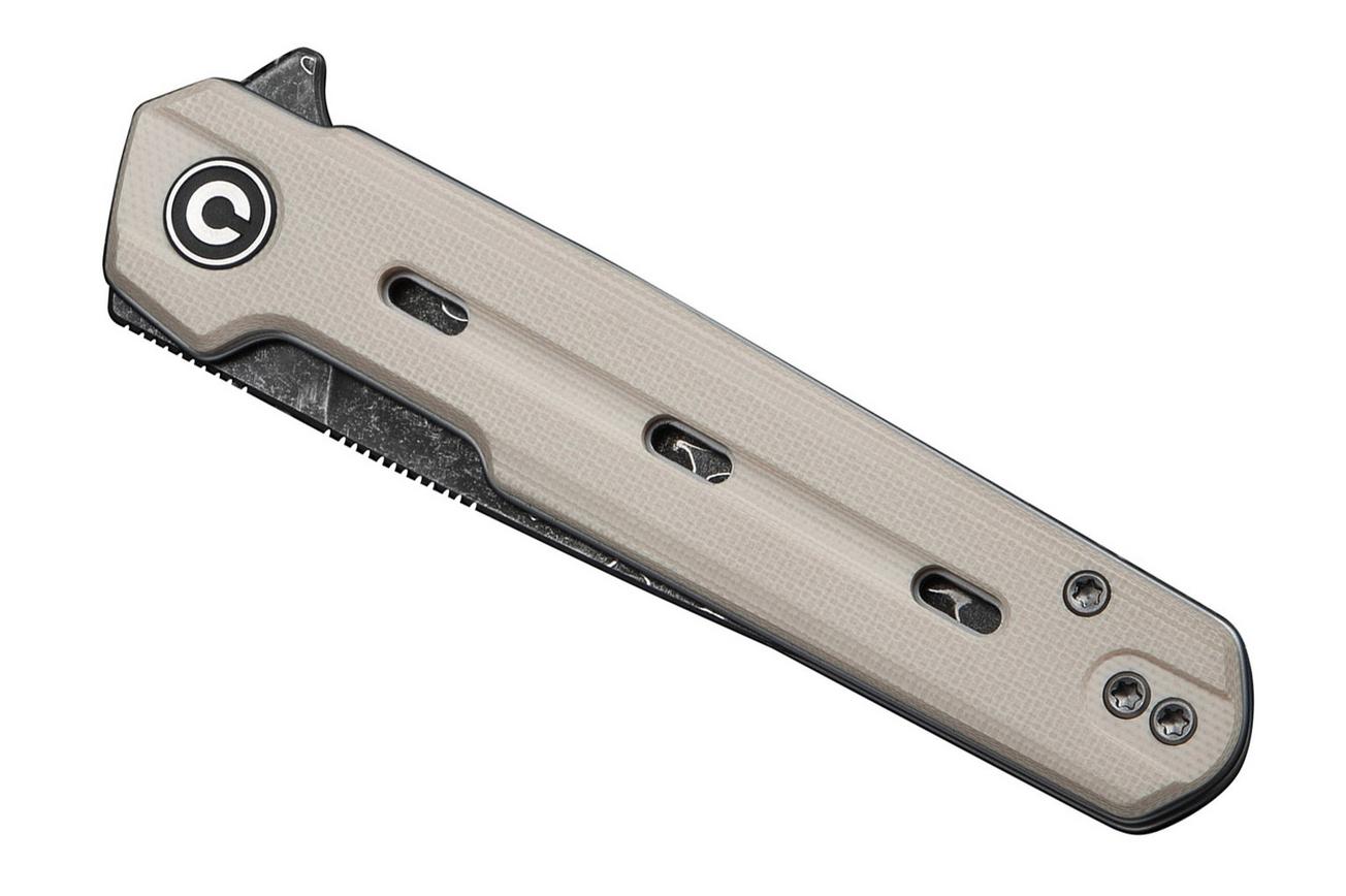 Civivi Navo C25015A-DS1 Damascus, Ivory G10, zakmes, Ostap hel design