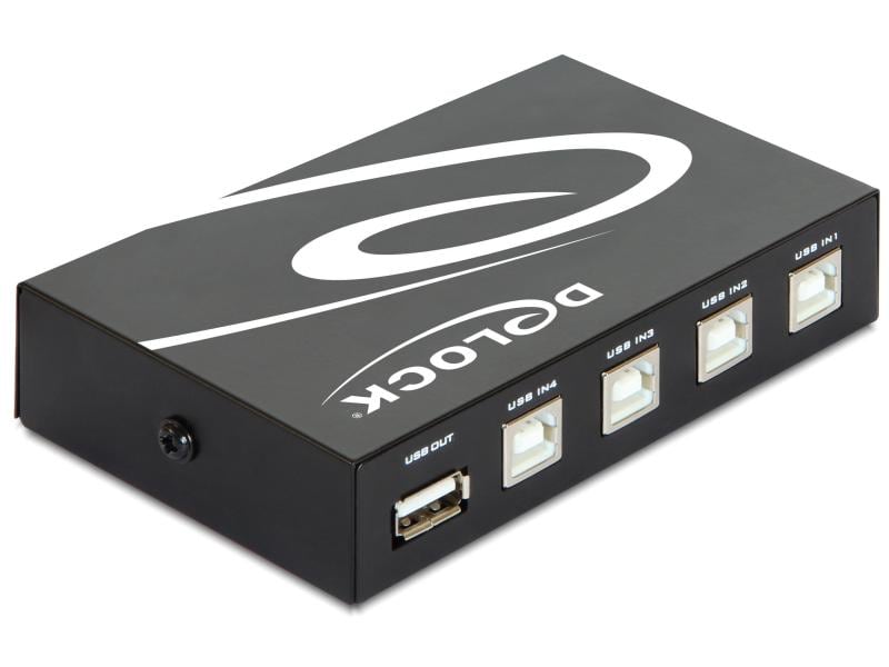 Delock Switchbox USB2.0.4 Port 4-Port USB-Umschaltbox