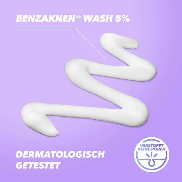 Benzaknen® Wash 5% Suspension bei unreiner Haut und leichter Akne, 100 g