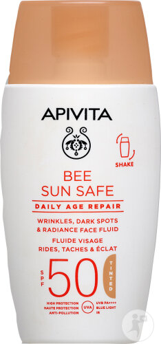 Apivita Bee Sun Safe Réparation Quotidienne Anti-Âge IP50 Flacon 50ml