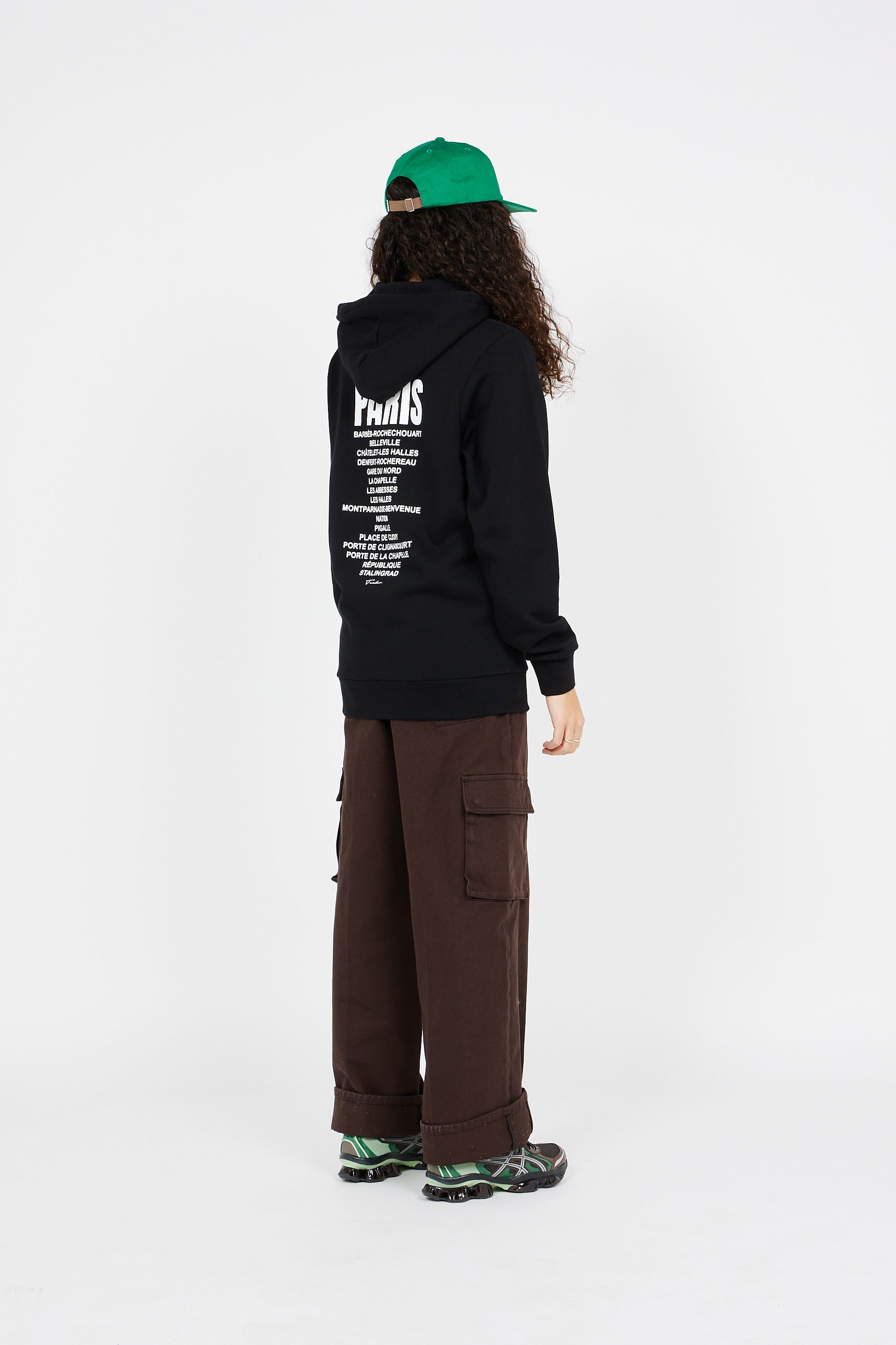 TEALER Hoodie HD PARIS CITY DISTRICT BLACK Noir
