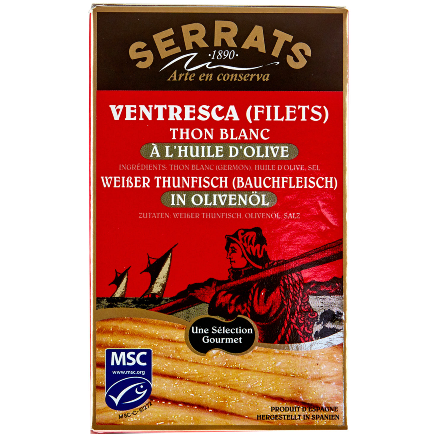 Serrats Thunfisch-Filets in Öl