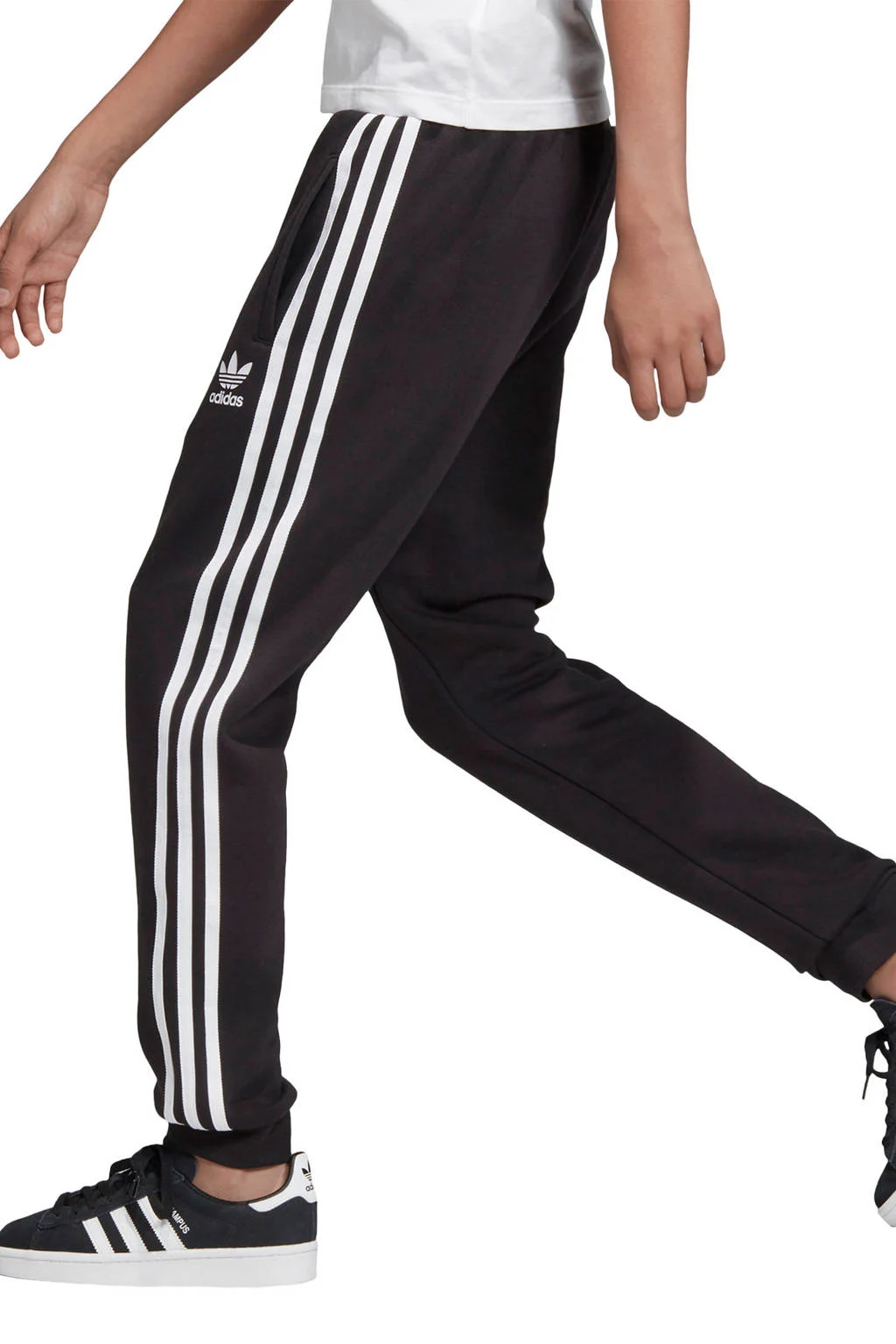 adidas joggingbroek Trefoil zwart/wit
