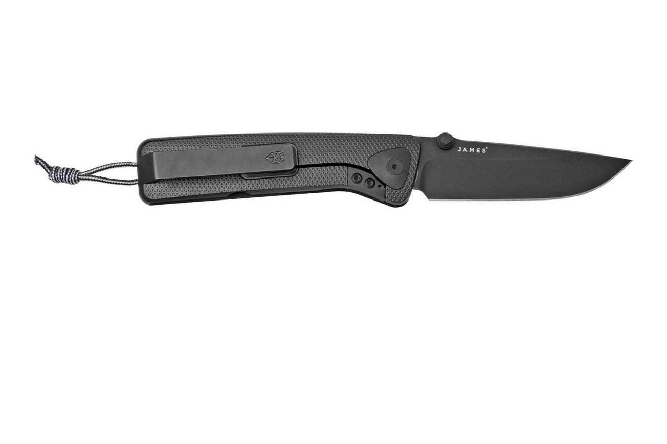 The James Brand The Barnes Black Titanium KN114106-00 zakmes