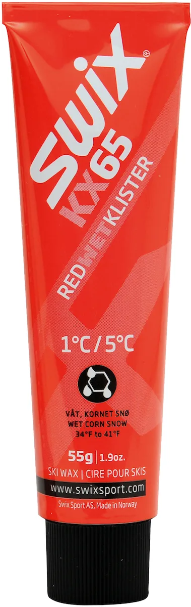 Swix KX65 Red Klister, 1C to 5C Unspecified