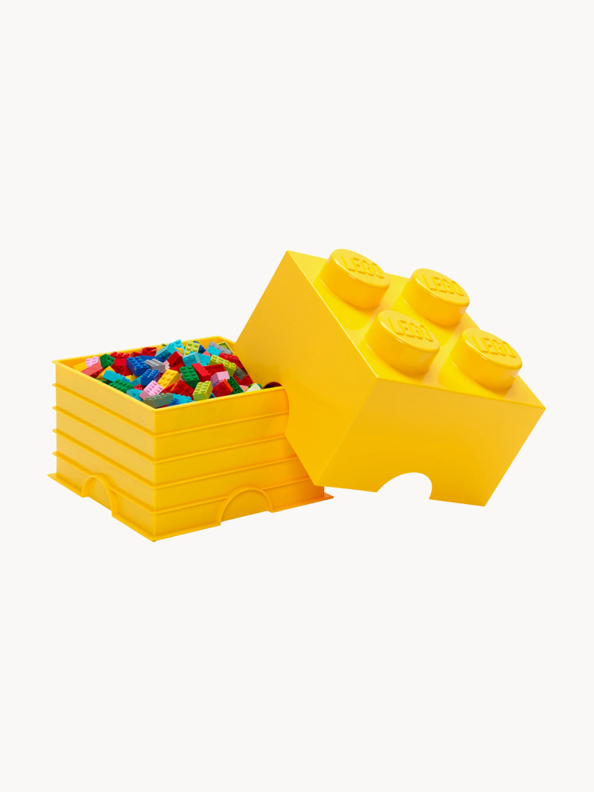 Kinderen LEGO® opbergdoos Brick met 4 noppen